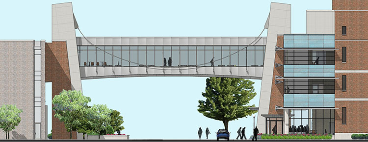 The bridge will be a living laboratory and instructional tool featuring the latest innovations in infrastructure sensing.