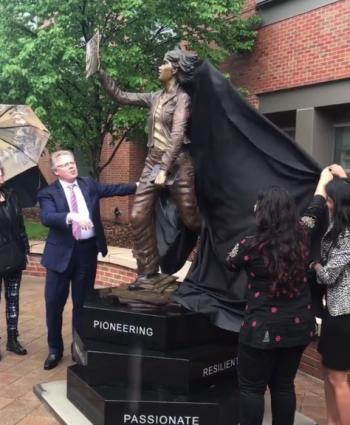 Dean Cangellaris unveils The Quintessential Engineer statue