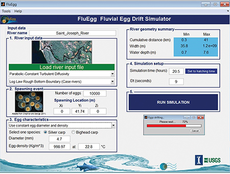 The FluEgg interface