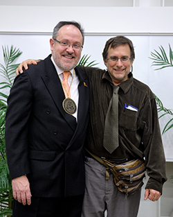 Marcelo GarcÃ­a and Gary Parker, who served as GarcÃ­a's Ph.D. adviser