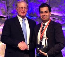 Golparvar-Fard presented with CETI award