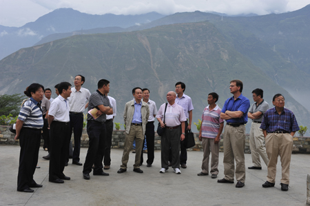 Earthquake experts discuss recovery efforts in Wenchuan, China.