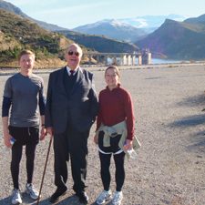 Schinkoeth, Bravo and Long with the Canales Dam in the background