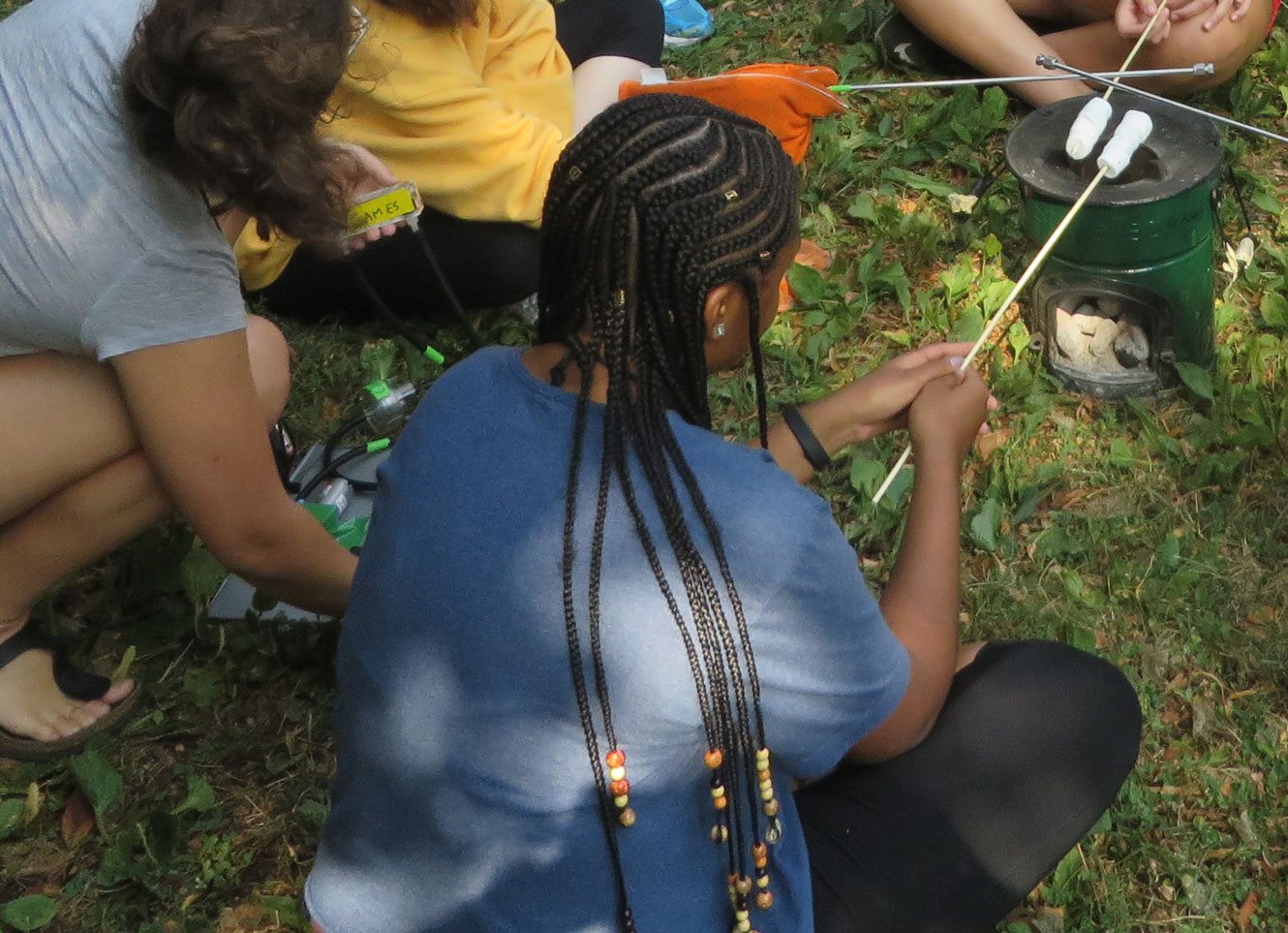 High school girls at a 2018 CEE summer camp.