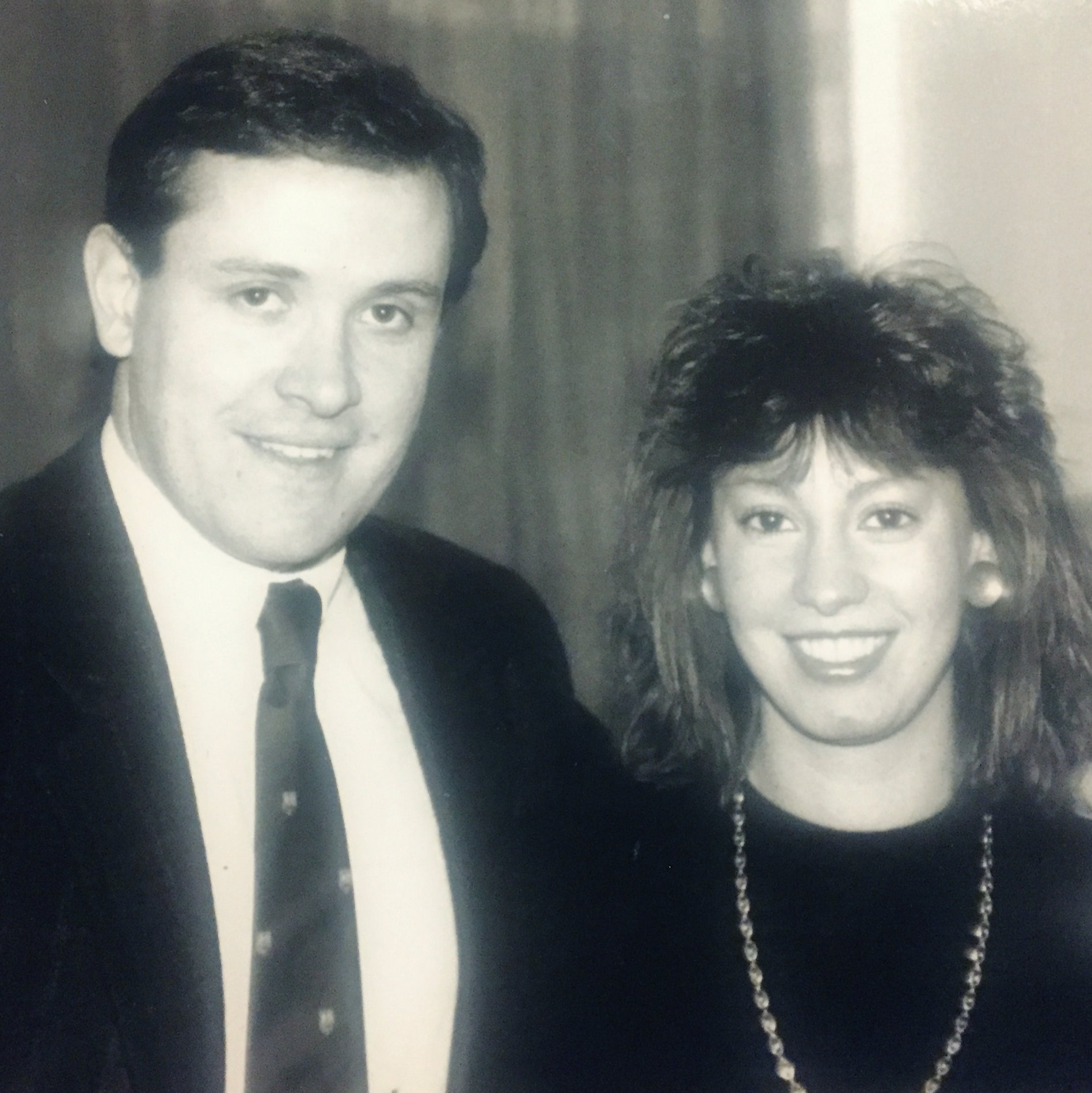 Garcia with his wife, Estela, while at the University of Minnesota.