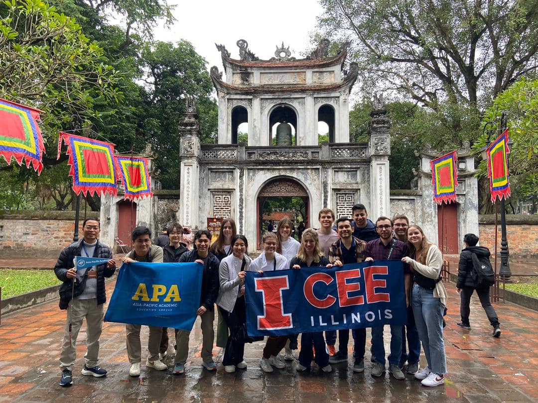 GLCM repping&nbsp;Asia-Pacific Academy (APA) and CEE while on a city tour of Hanoi.&nbsp;